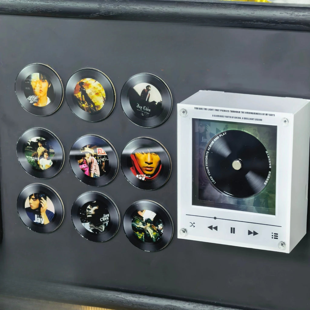 Tocadiscos Magnetico Retro-Edicion Led Bluetooth