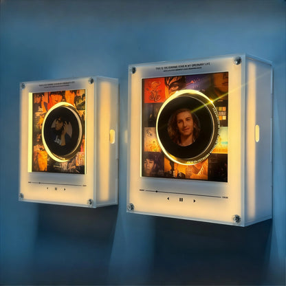 Tocadiscos Magnetico Retro-Edicion Led Bluetooth