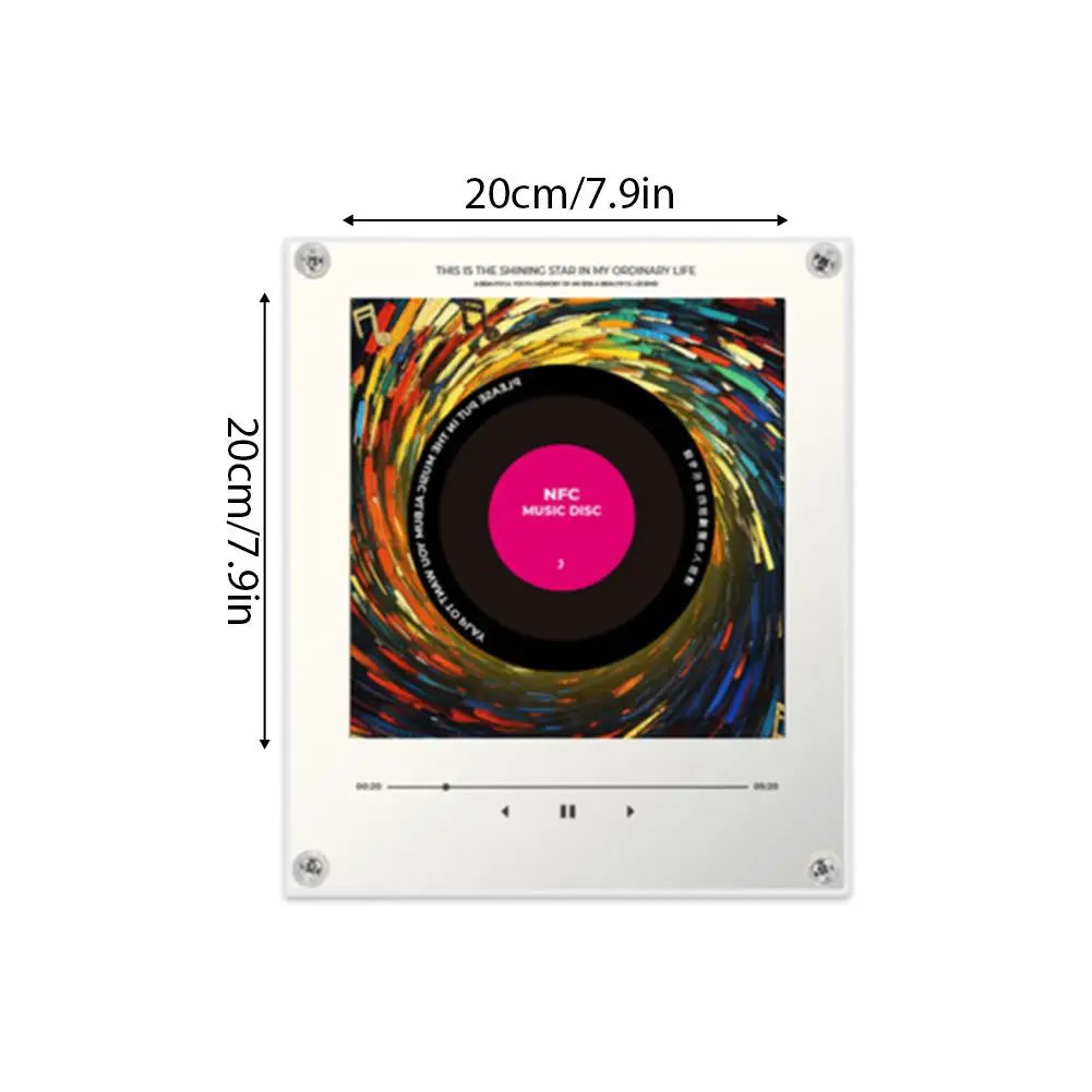 Tocadiscos Magnetico Retro-Edicion Led Bluetooth