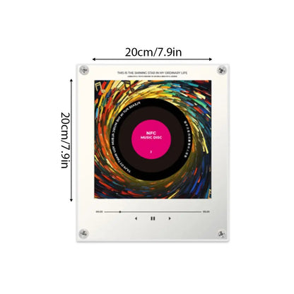 Tocadiscos Magnetico Retro-Edicion Led Bluetooth